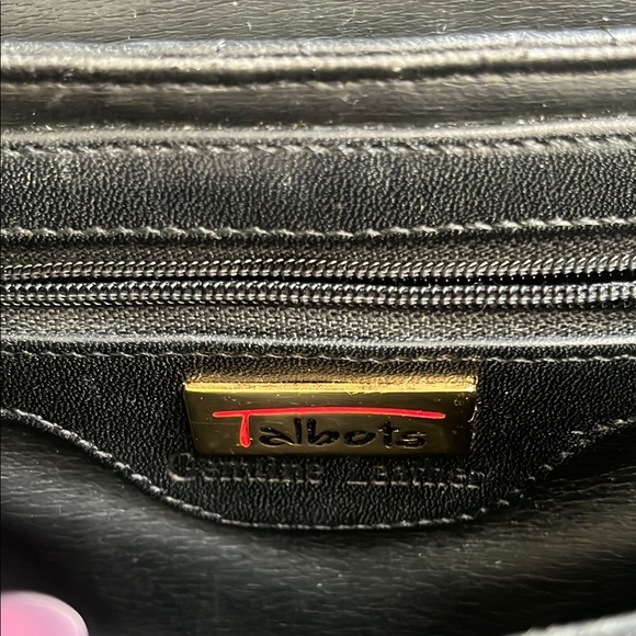 Talbots Black Crossbody Bag with Tassel Detail - Picture 6 of 8